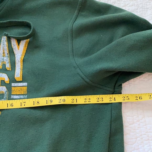 🏈GREEN BAY PACKERS - Full Zip Hoodie - UNISEX - Large🏈 - Picture 6 of 7